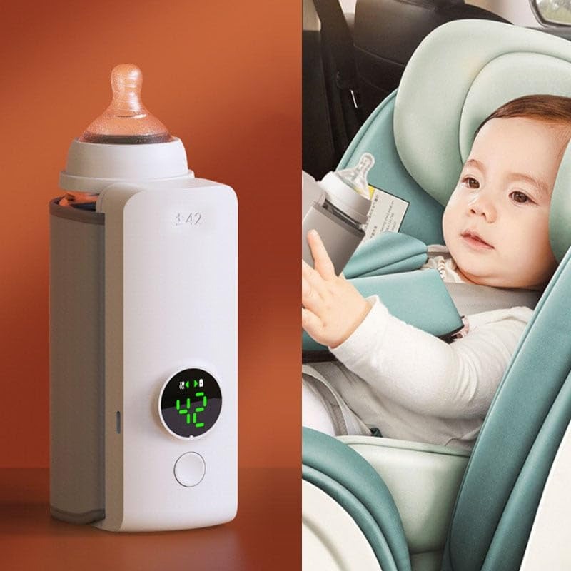 Portable Wireless Baby Bottle Warmer USB Rechargeable