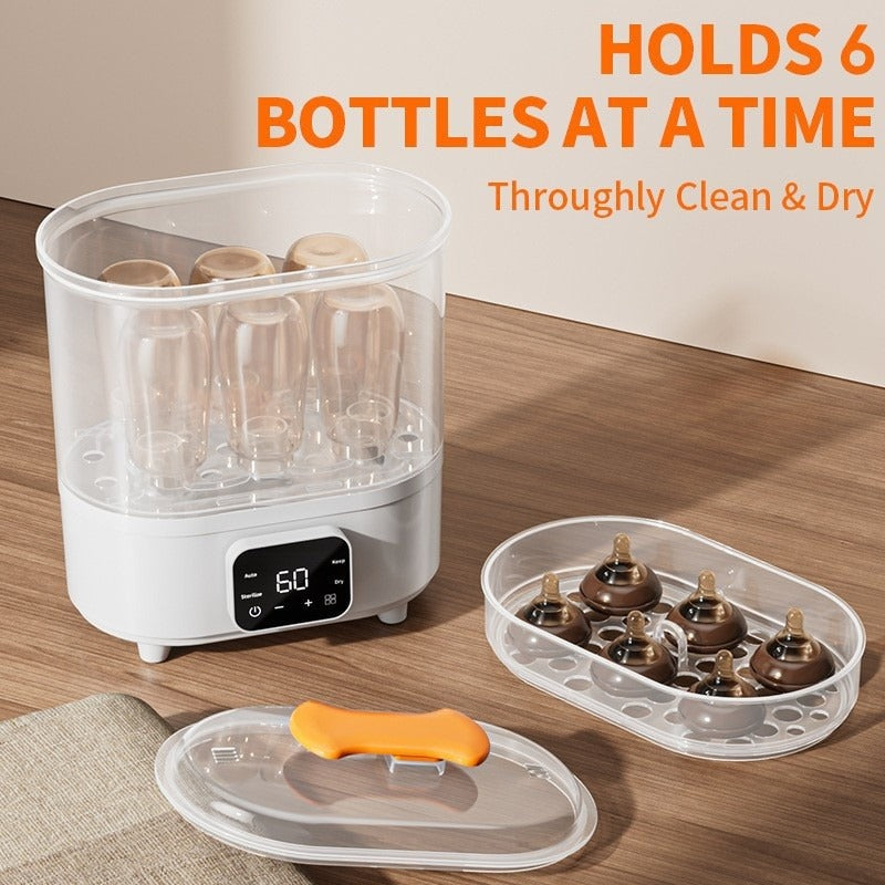 2-in-1 Baby Bottle Sterilizer & Dryer (Large Capacity)