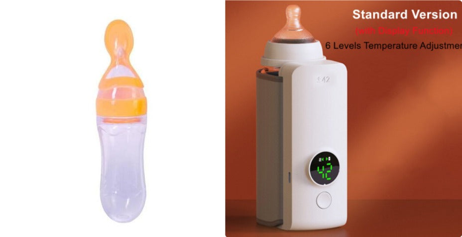 Portable Wireless Baby Bottle Warmer USB Rechargeable